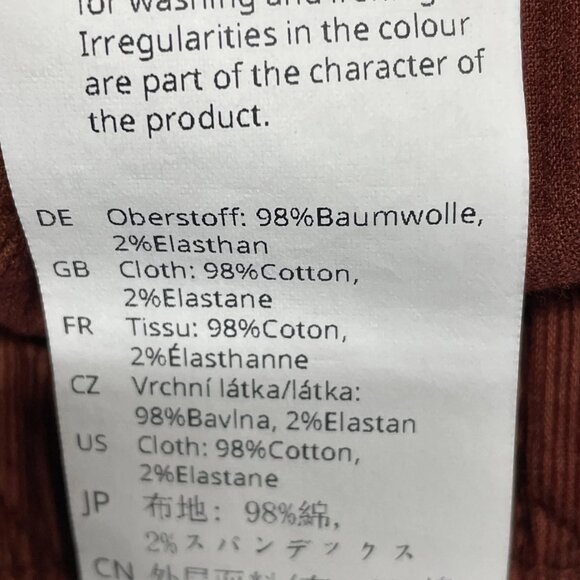 OSKA Women’s Cotton Pants Size 5 / US 14–16 Orange - Picture 4 of 7